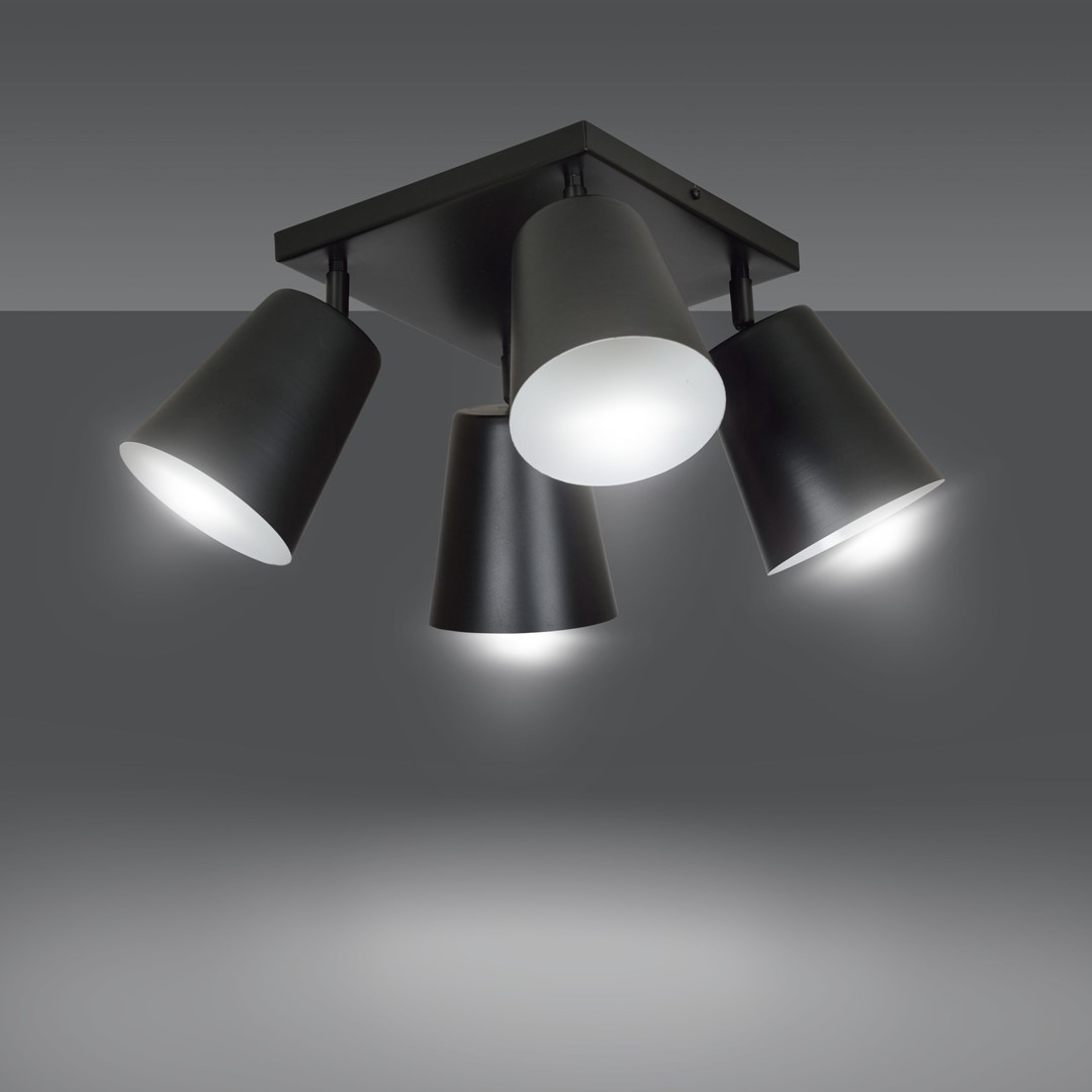 Lampa wisząca PRISM Czarny/Biały 385/4 - 385/4