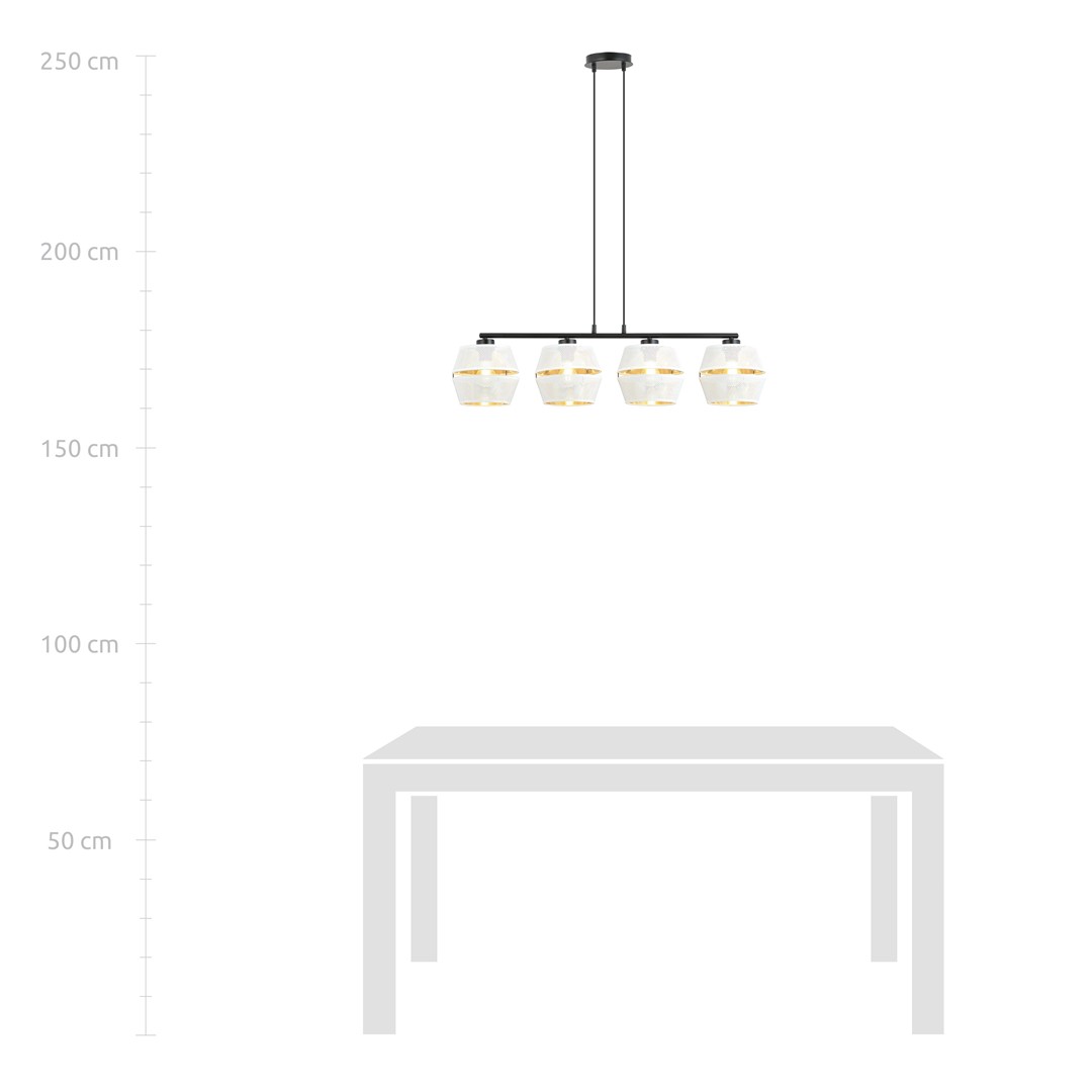 Lampa wisząca Czarny 1184/4 - 1184/4