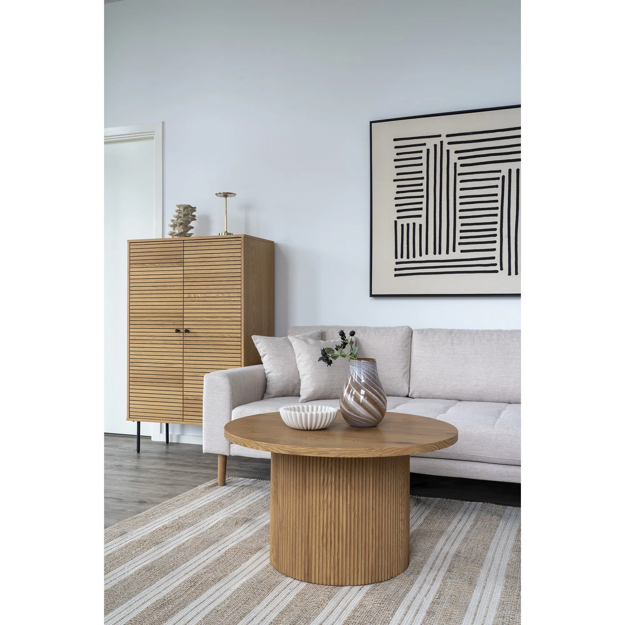Stolik kawowy BOAVISTA 80x80, naturalny - 2601031