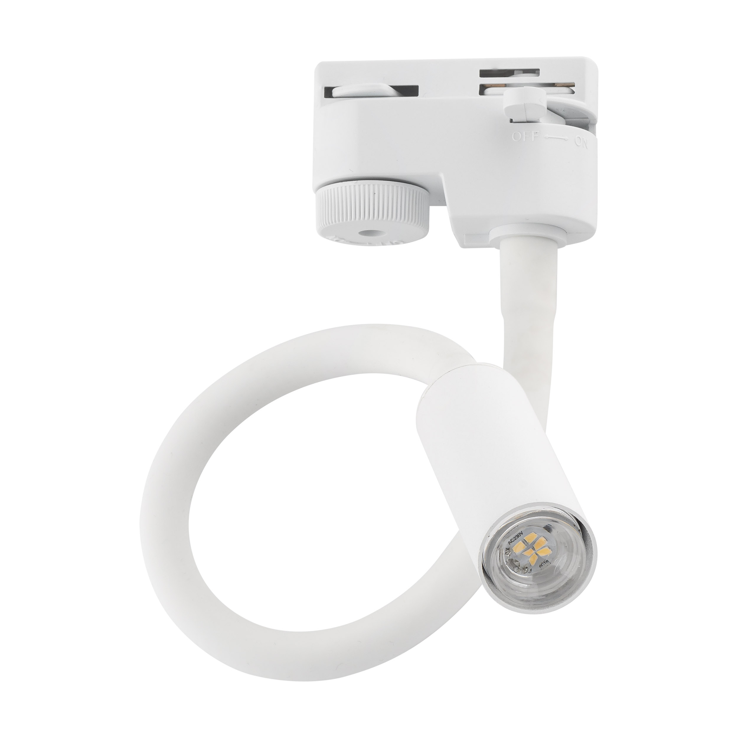 Lampa listwowa TRACER biała elastyczna 41x37x34cm