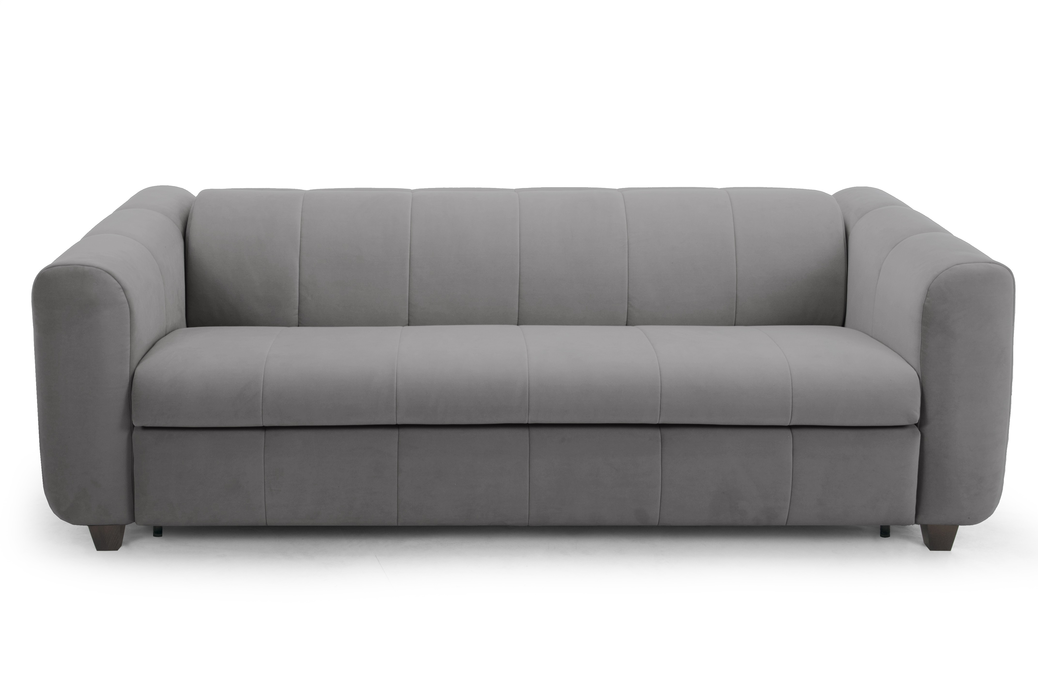 Sofa rozkładana Ambassador szara MEBLEX - AMBASSADOR4-SALVADOR17GREY