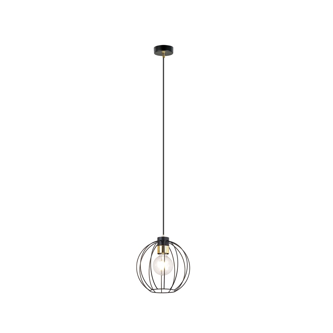 Lampa wisząca GINO Czarny/Złoty 1222/1