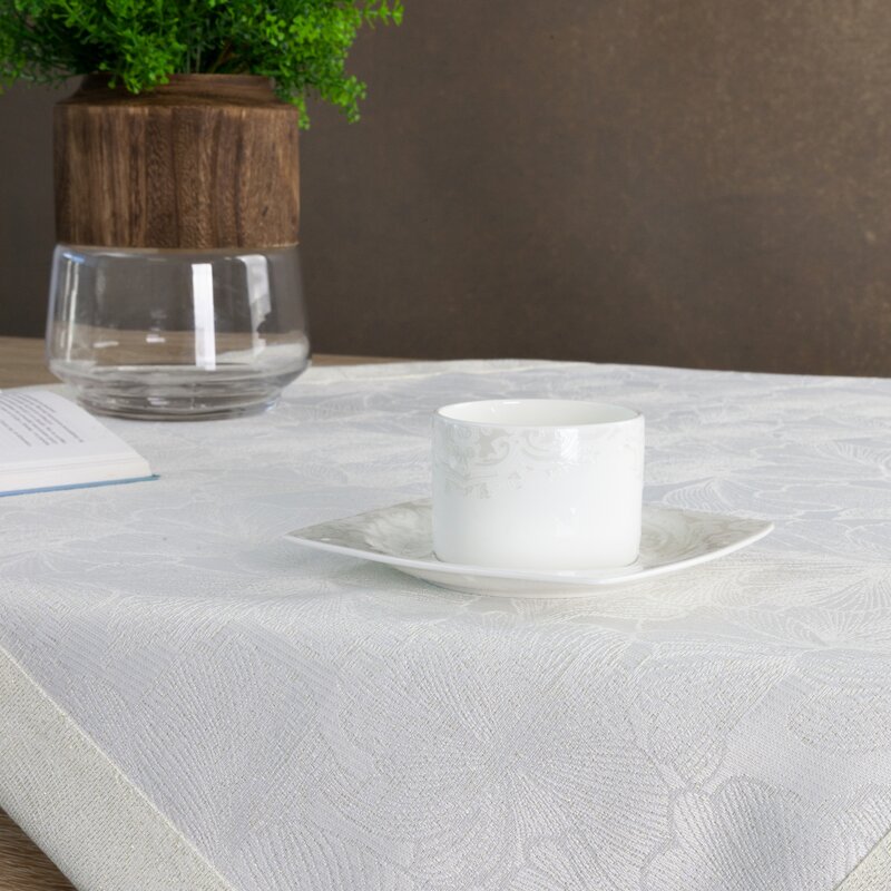OBRUS LENA 85 X 85 CM KREMOWY - EU_391256