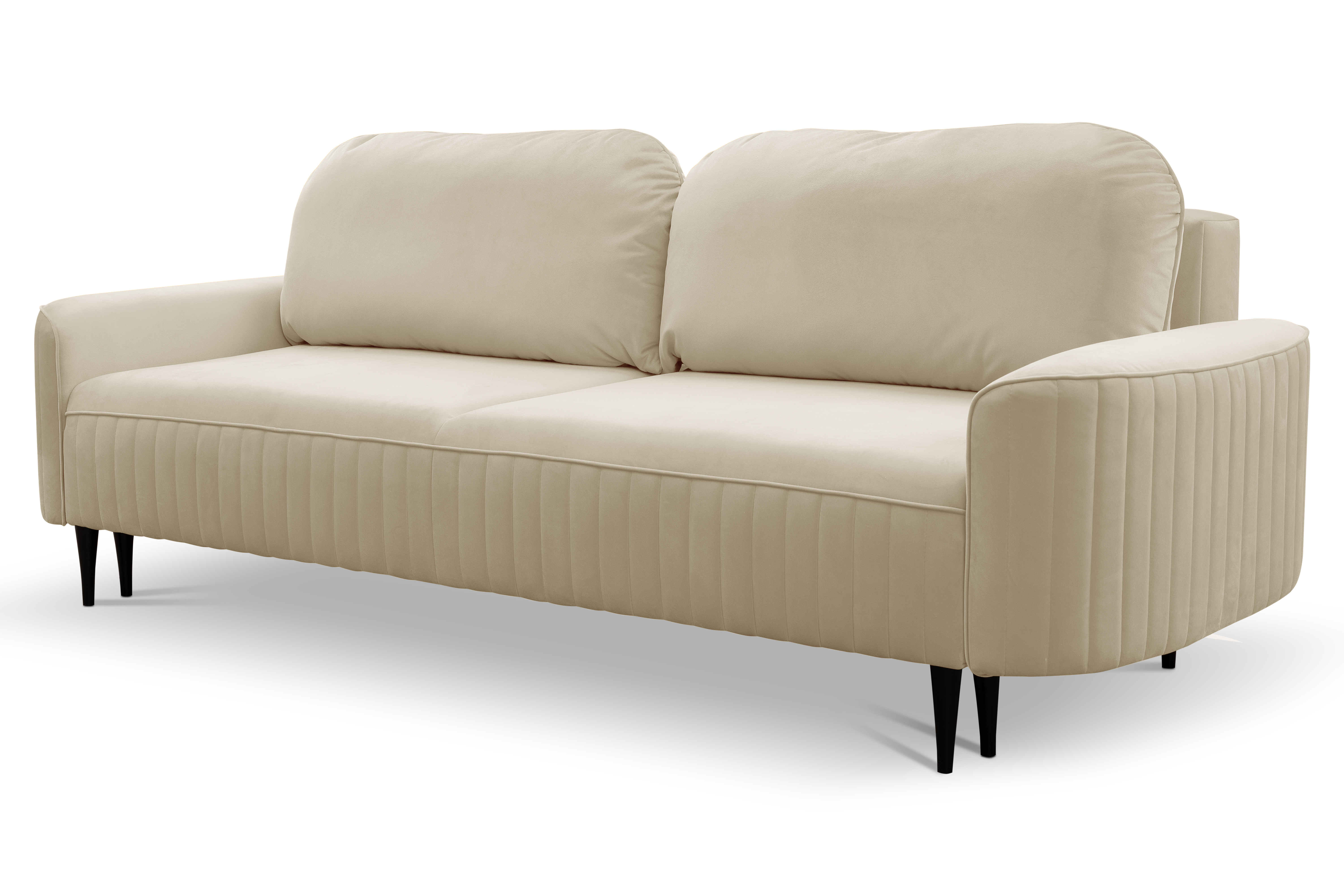 Sofa rozkładana VENA tkanina VELLUTO 2 beżowa