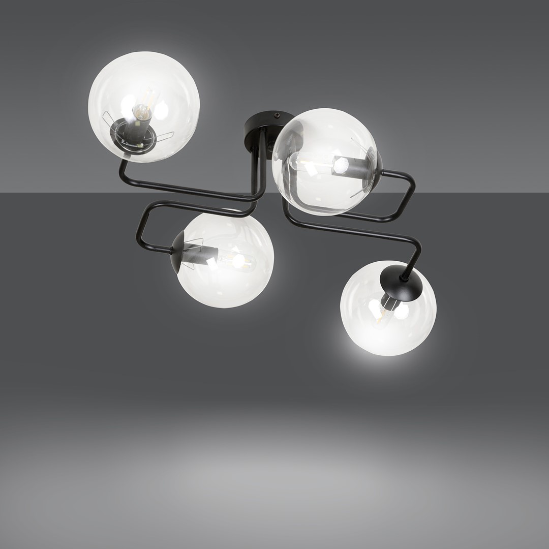 Lampa sufitowa BRENDI Czarny 831/4 - 831/4