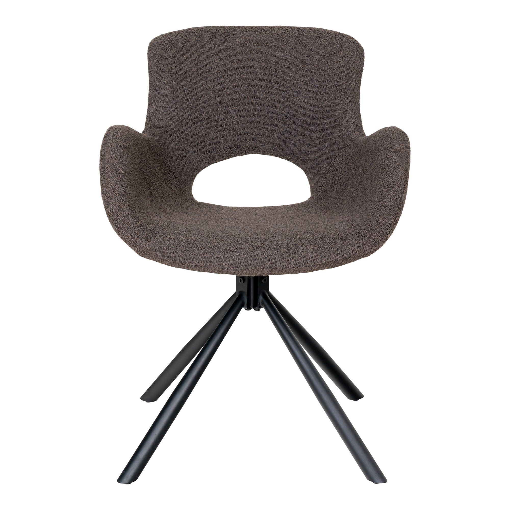 Amorim Krzesło 2 Brązowy 360° Brązowy