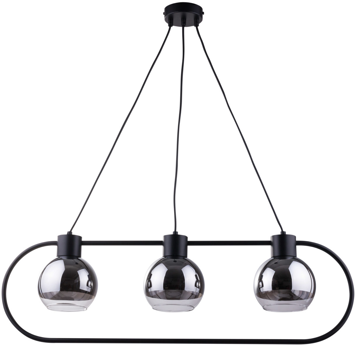 LINDA 3 lampa wisząca CZARNY