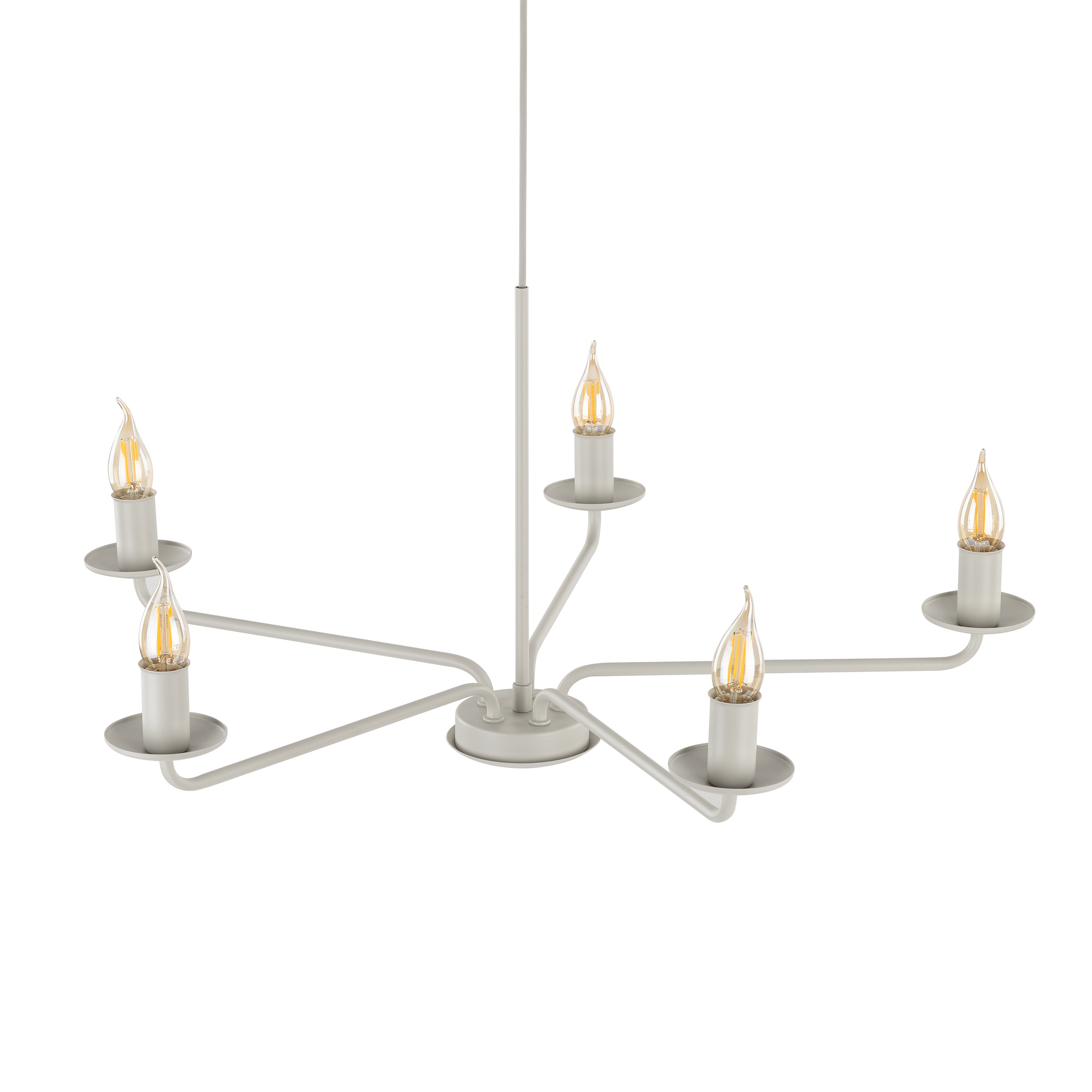 Lampa wisząca LIMAL beżowa 86x72cm - TK_10253