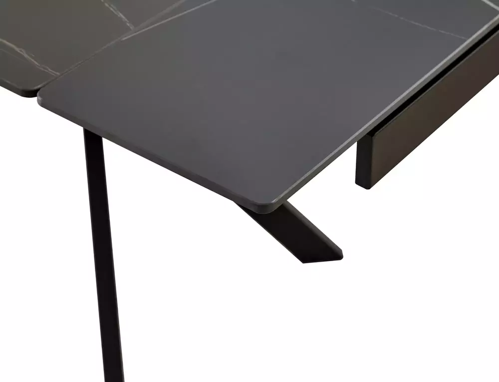 Stół rozkładany ceramiczny IMPERIA 180(240)x90 czarny - IMPERIAC180