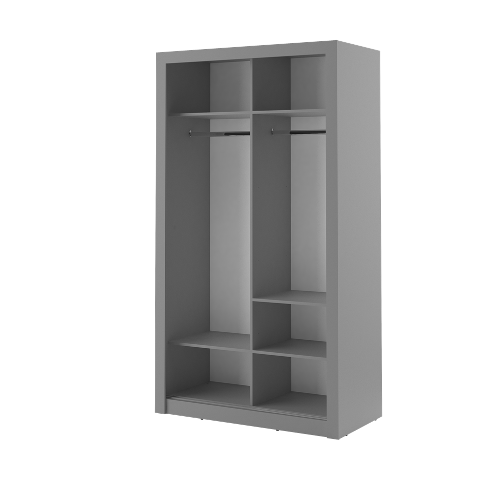 Szafa 2-drzwiowa ARTI AR-06 120cm szara - AR6S