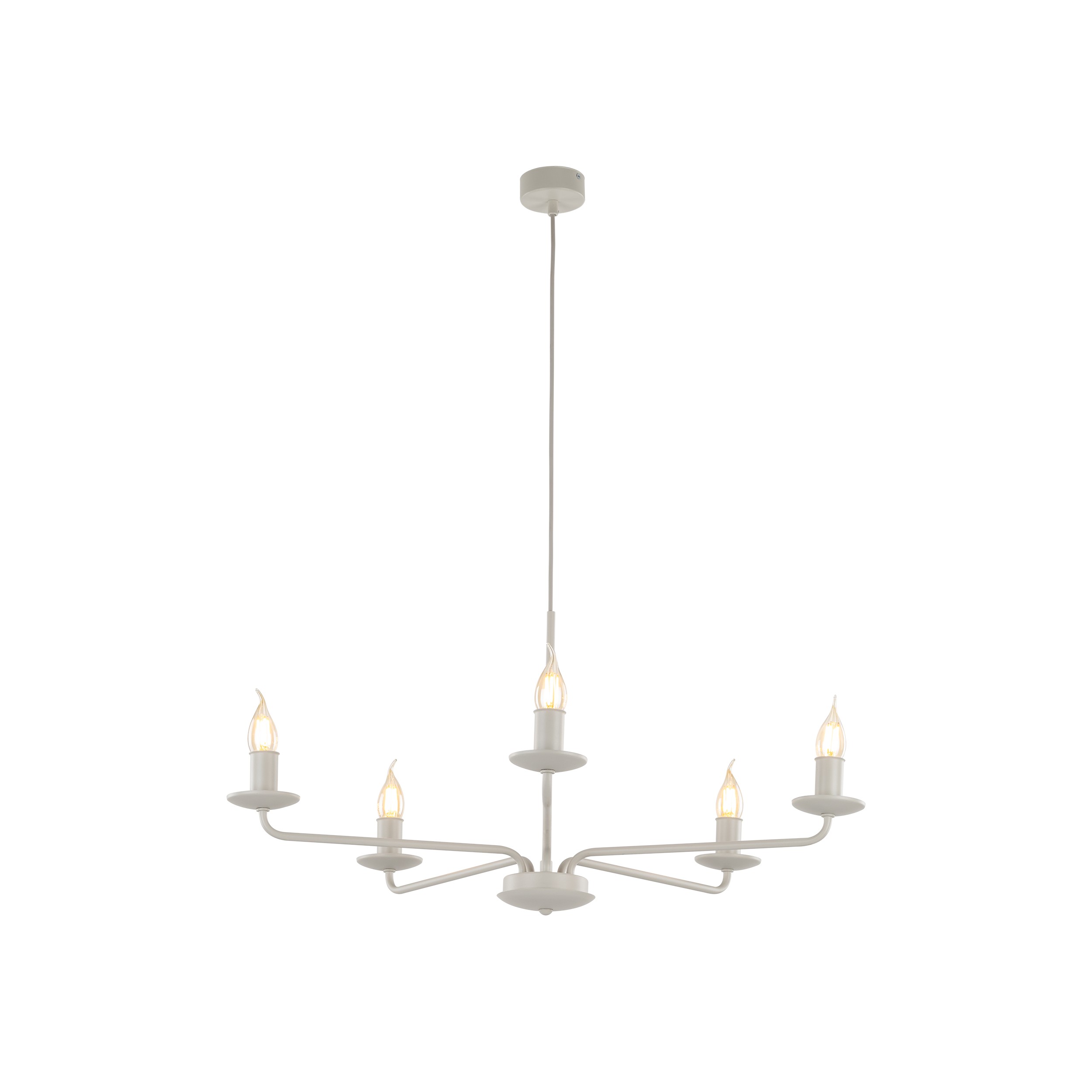 Lampa wisząca LIMAL beżowa 86x72cm - TK_10253