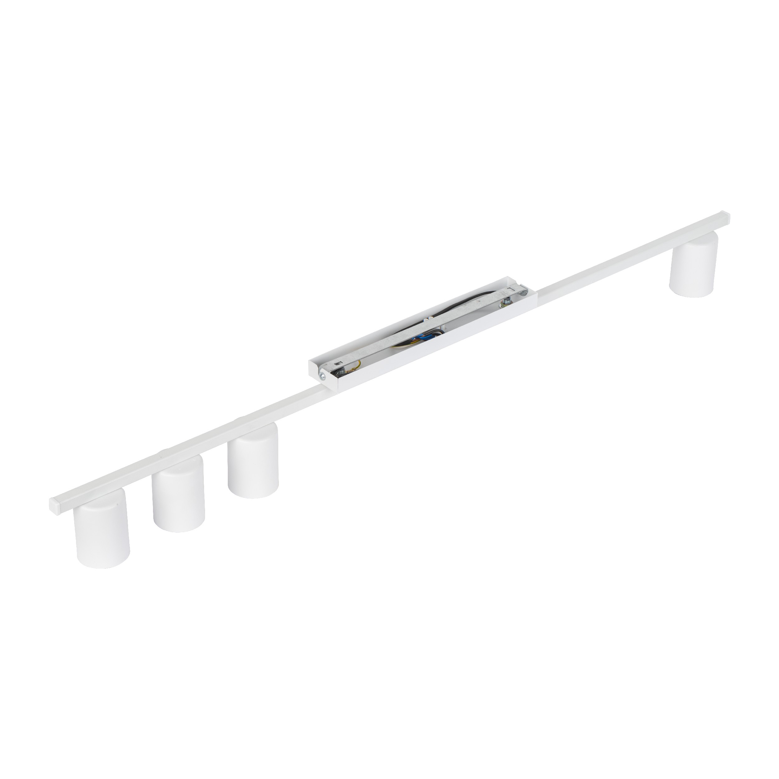 Lampa sufitowa LOGAN biała na listwie metalowej 100x11x5cm - TK_4571
