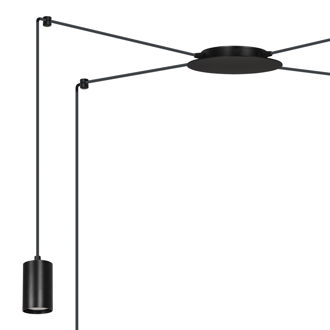 Lampa wisząca TRAKER Czarny 524/4 - 524/4