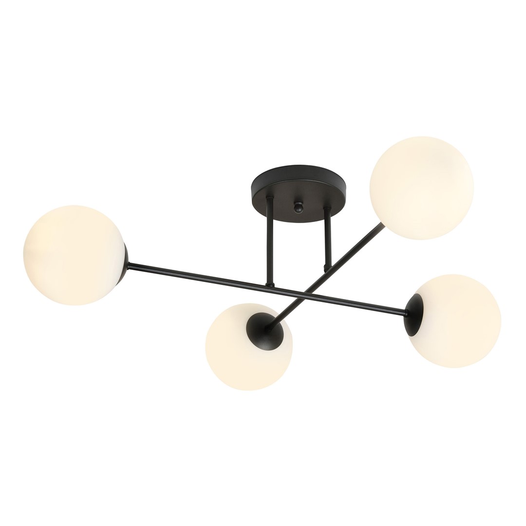 Lampa sufitowa ROMA Czarny 1232/4 - 1232/4