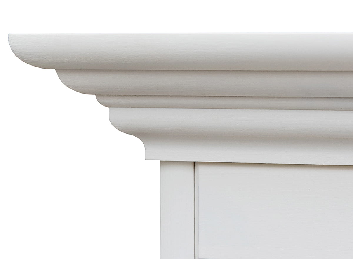 Witryna wysoka BELLUNO ELEGANTE biała - PL015B
