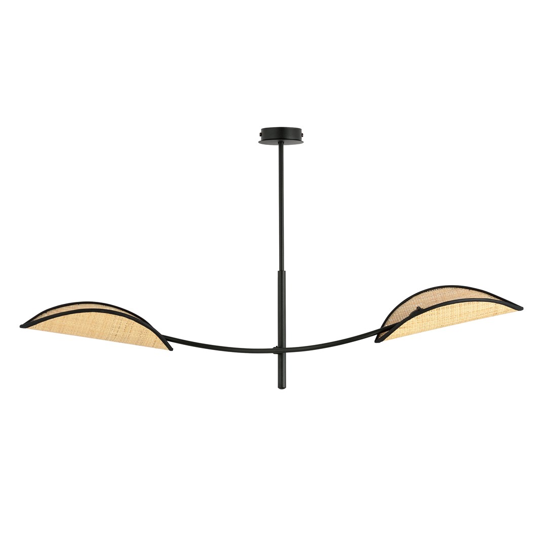 Lampa sufitowa LOTUS Czarny 1108/2 - 1108/2