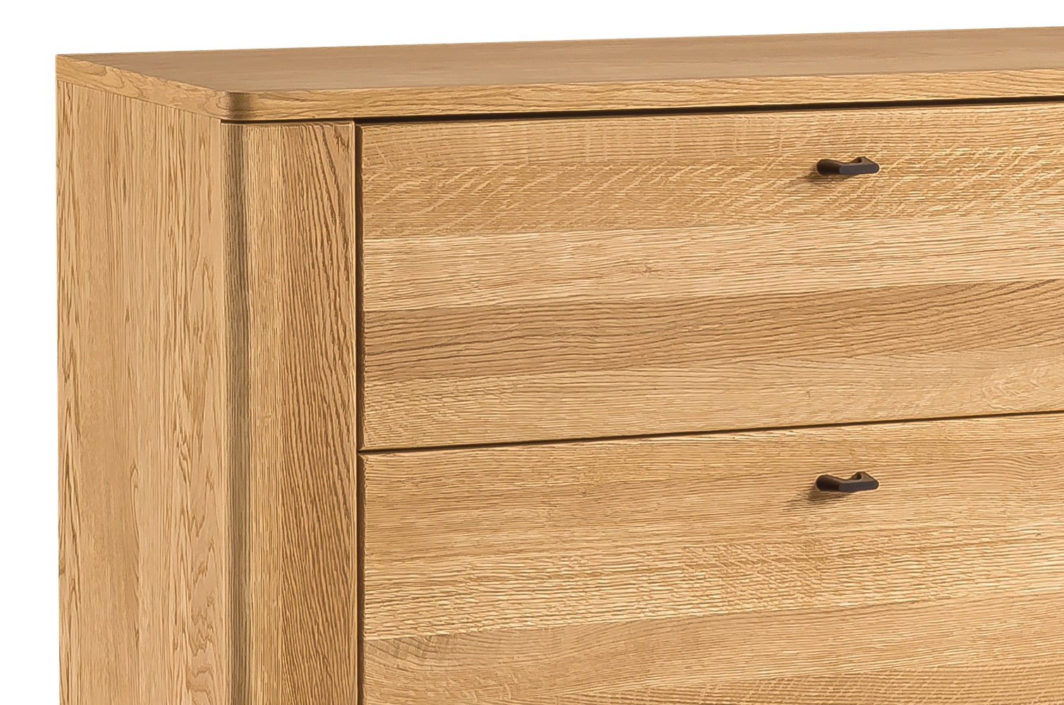 Komoda wysoka z 5 szufladami PORTO 75 - dąb złoty - TH-100-1679
