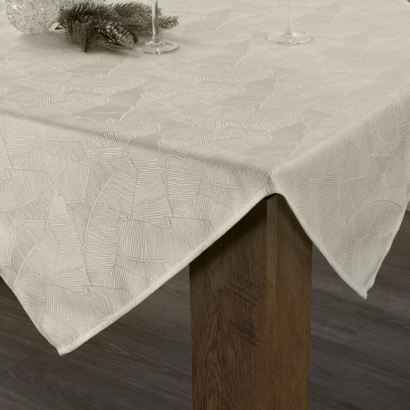 OBRUS ISLA 85 X 85 CM KREMOWY - EU_440395