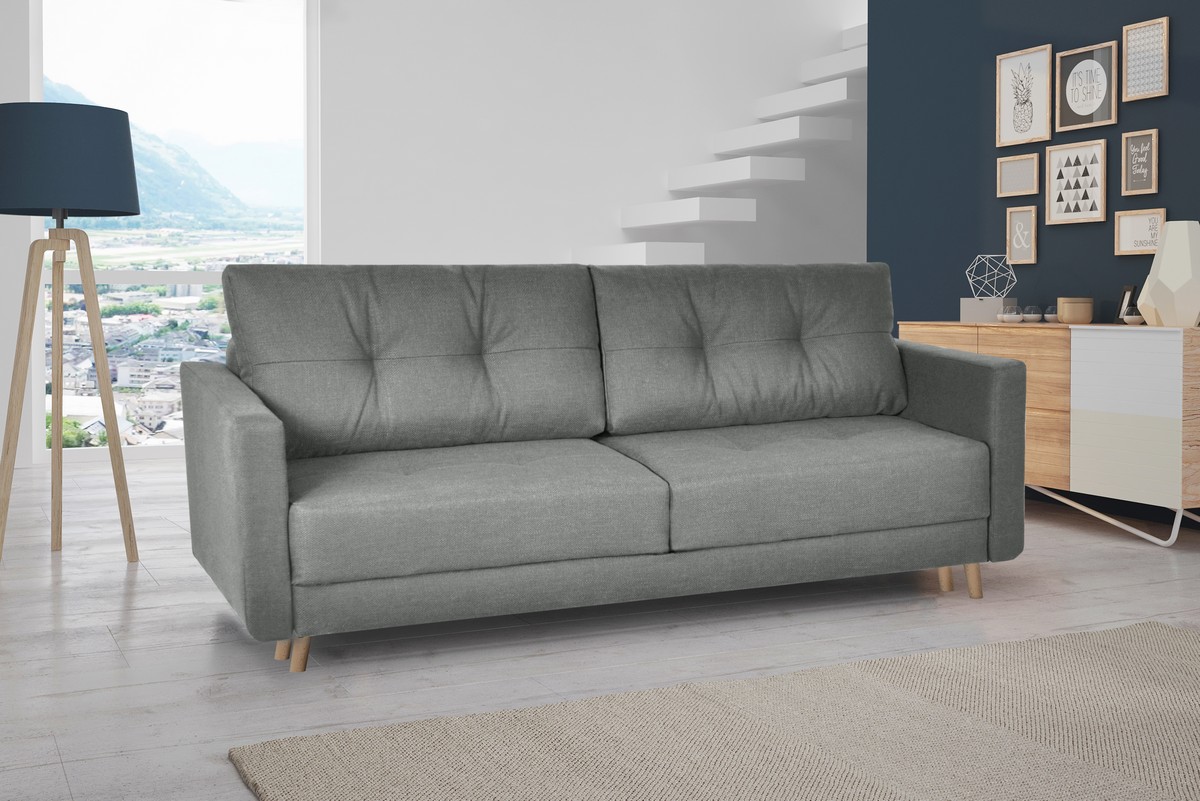 Sofa Scandi szara MEBLEX - SCANDI NEW-AUSTIN19GREY