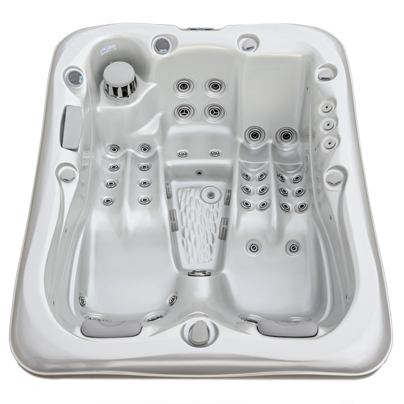 Jacuzzi ogrodowe 3-os. z hydromasażem SPA-530 210x170 cm biały/antracyt - HS_SPA530-5839