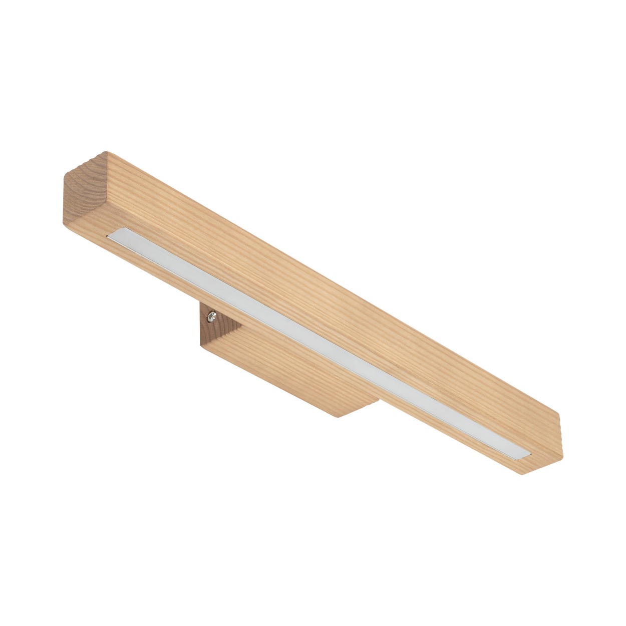 Kinkiet TEO LED 6W drewniany sosnowy jasny 46x8x4cm