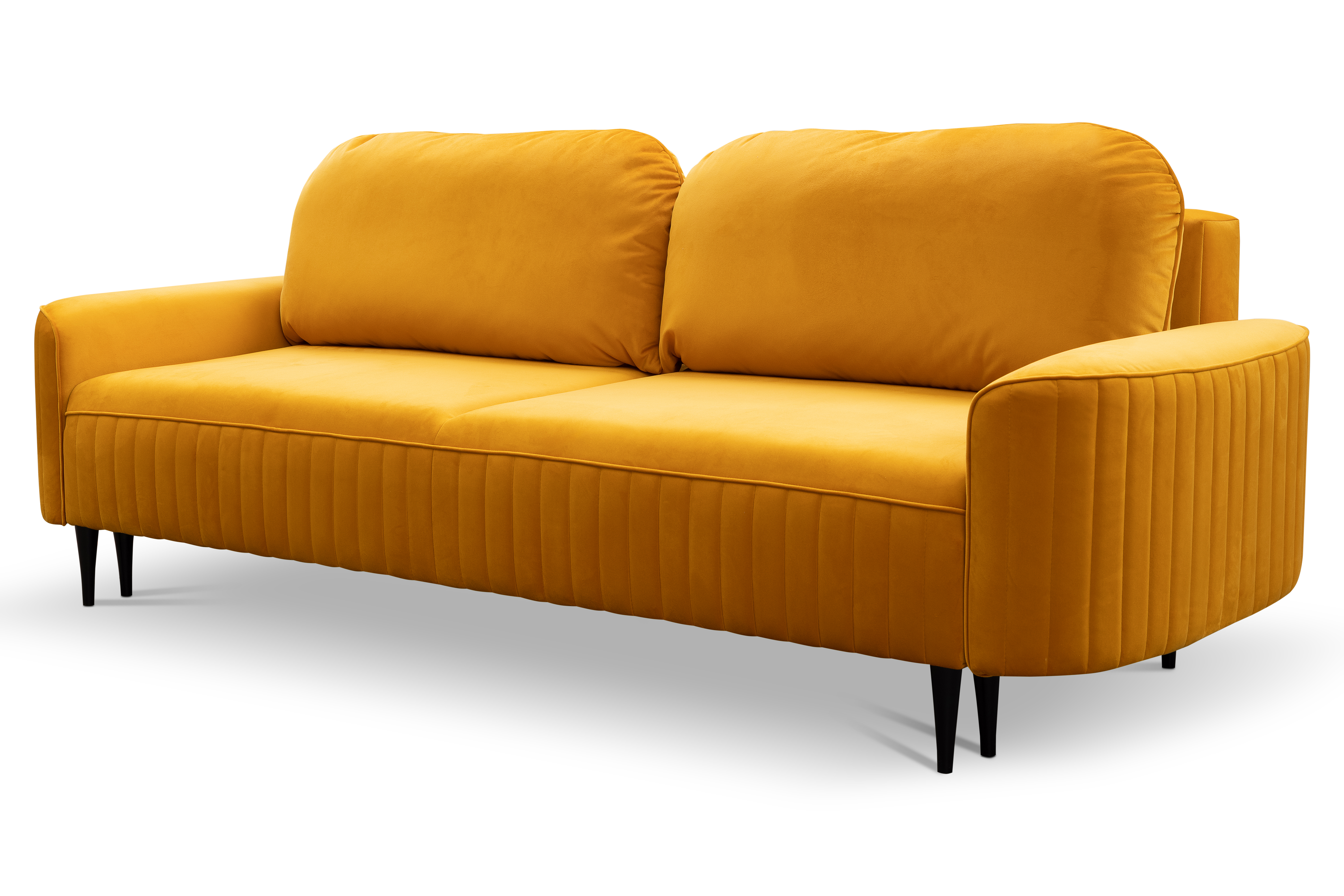 Sofa rozkładana VENA tkanina VELLUTO 8 miodowa