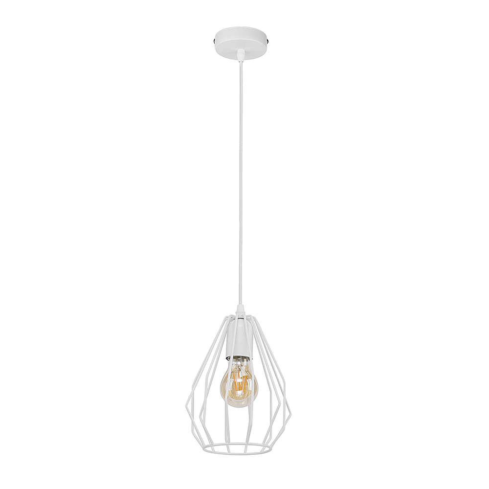 Lampa wisząca BRYLANT biała 120x17cm - TK_2222