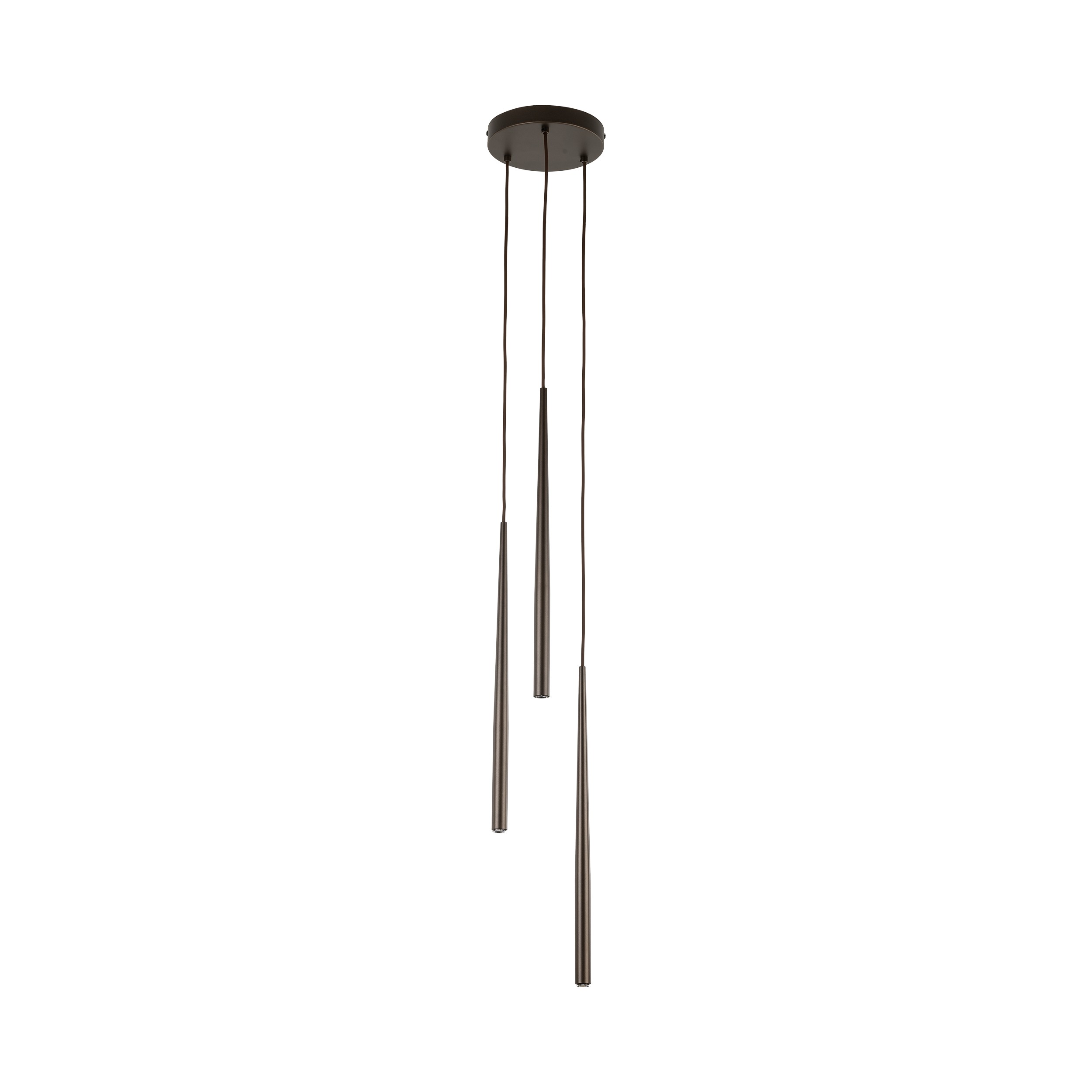 Lampa wisząca PIANO brązowa 140x20cm