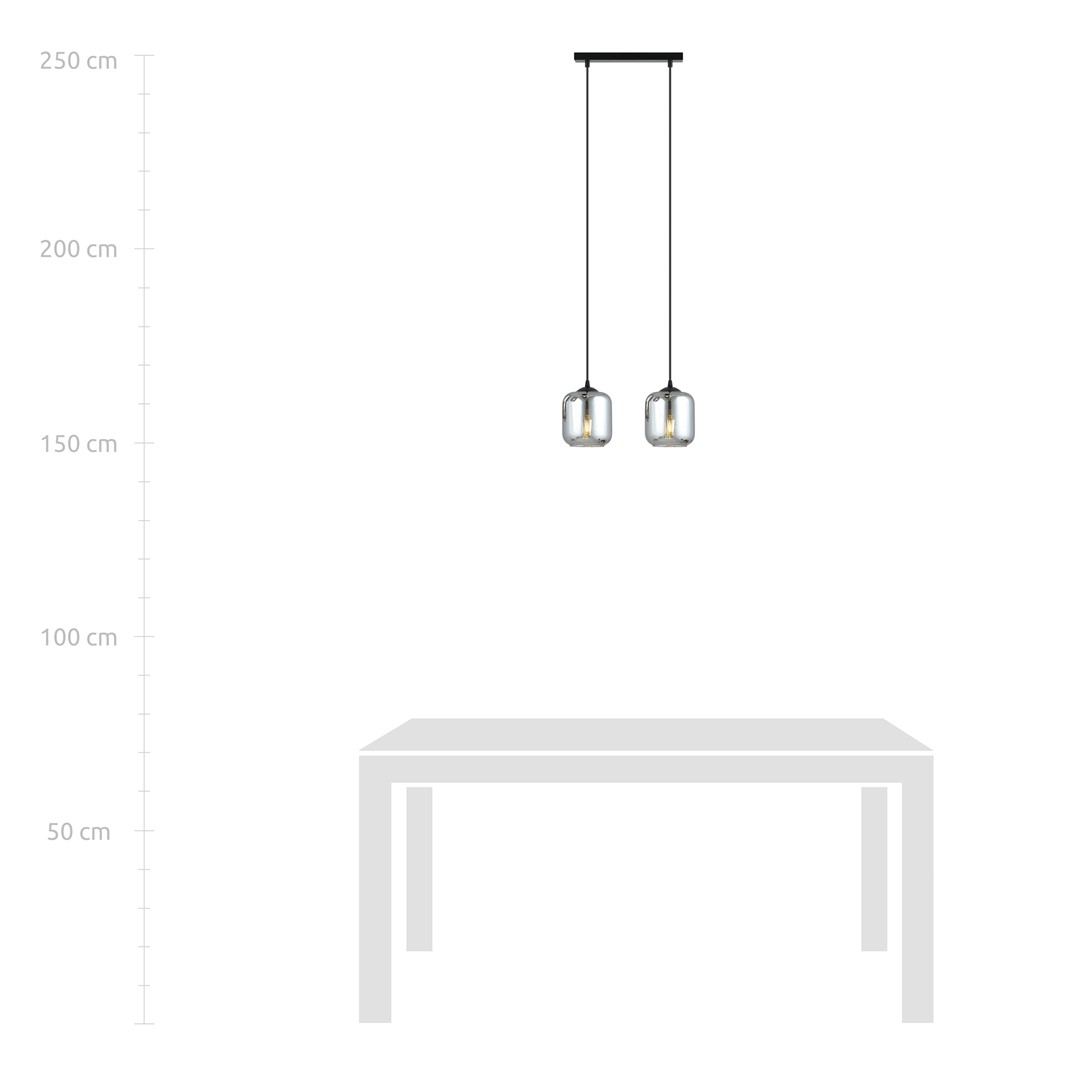 Lampa wisząca STORM Czarny 1176/2 - 1176/2