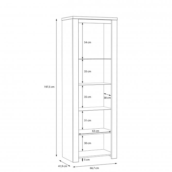 Witryna Lewa/Prawa BRUGIA BUGV711B Forte - BUGV711B-C638