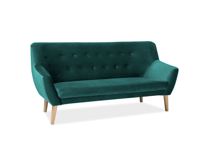 Sofa 3-osobowa Nordic 3 Velvet zielony