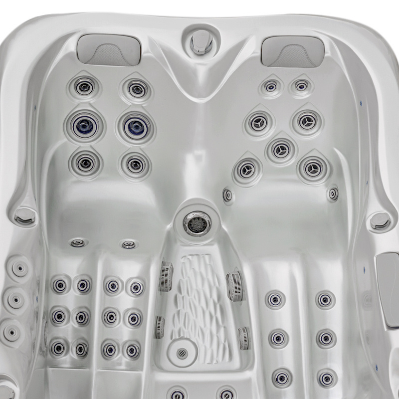 Jacuzzi ogrodowe 3-os. z hydromasażem SPA-530 210x170 cm biały/antracyt - HS_SPA530-5839