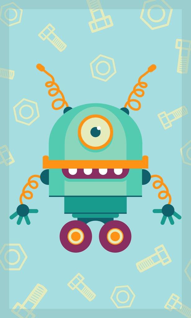 Sztuka, Grafika, Robot