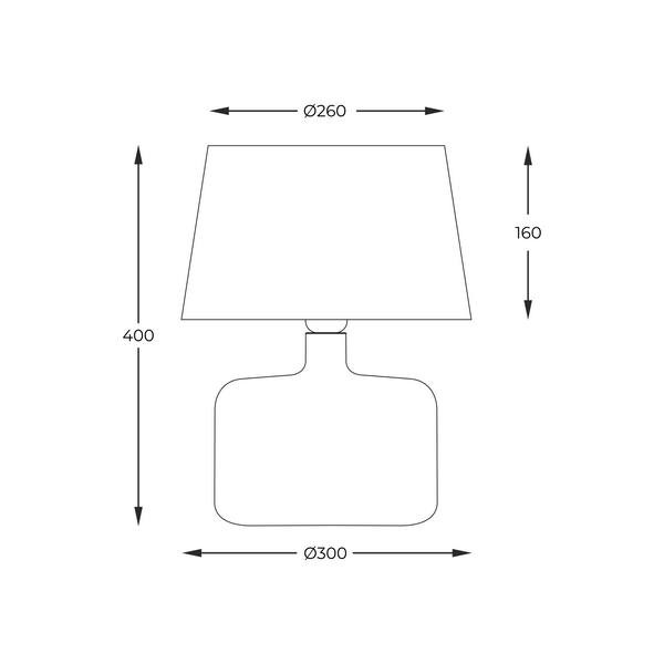 Lampa stołowa BATUMI GRAFIT 5531BK - 002177-014429