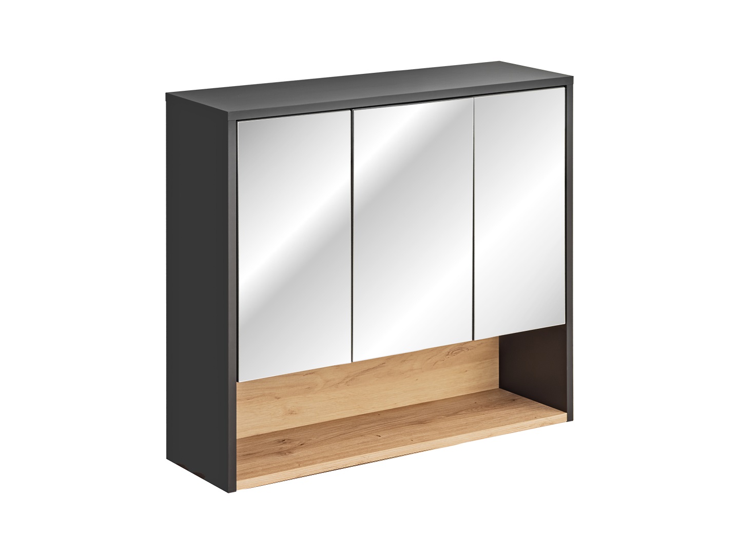 BORNEO COSMOS 841 Szafka z lustrem 3D / Mirror cabinet 3D 80CM CU-COC-834012 FSC MIX Credit