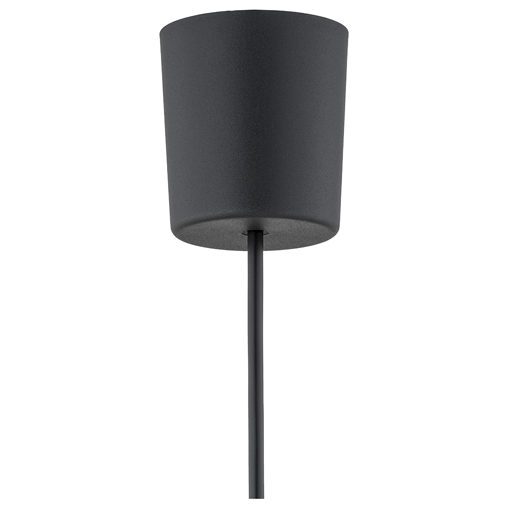 Lampa wisząca RONDO czarna biała wewnątrz okrągła 120x50cm - TK_3465