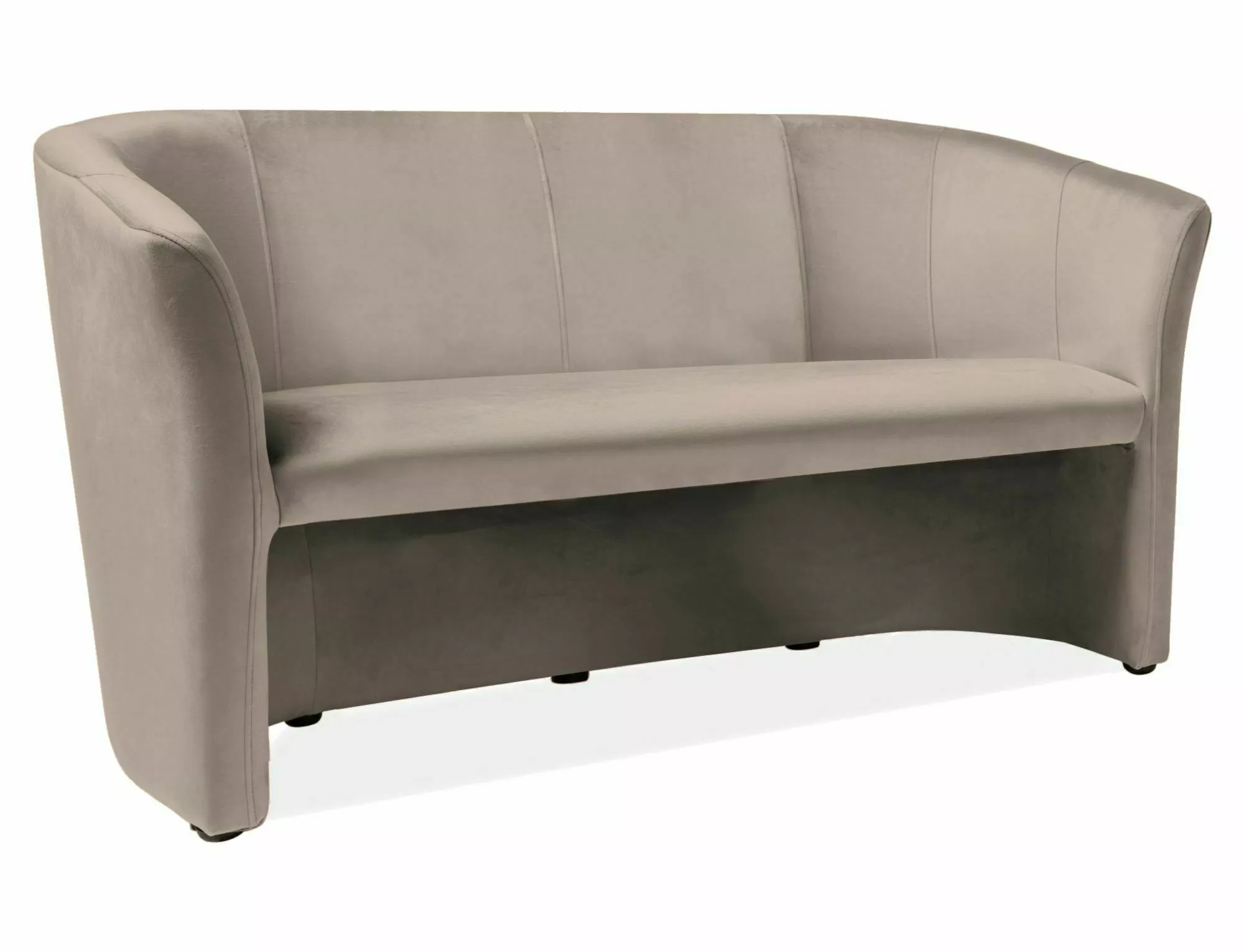 Sofa trzyosobowa TM-3 Velvet ciemny beżowy