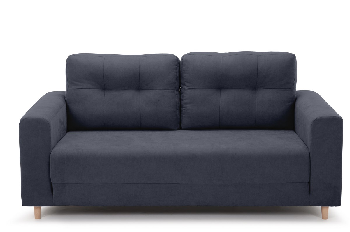 Sofa rozkładana Plant granatowa MEBLEX - PLANT-ROSTO76DARKBLUE