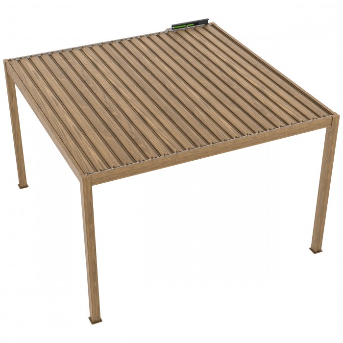 Pergola elektryczna LUXE 3x4m drewno z LED - MI_5905610251536