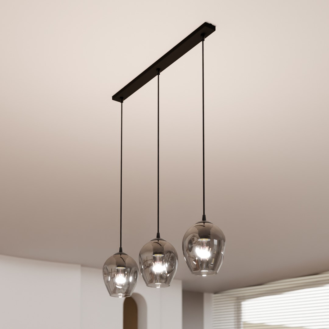 Lampa wisząca ISTAR Czarny 680/3 - 680/3