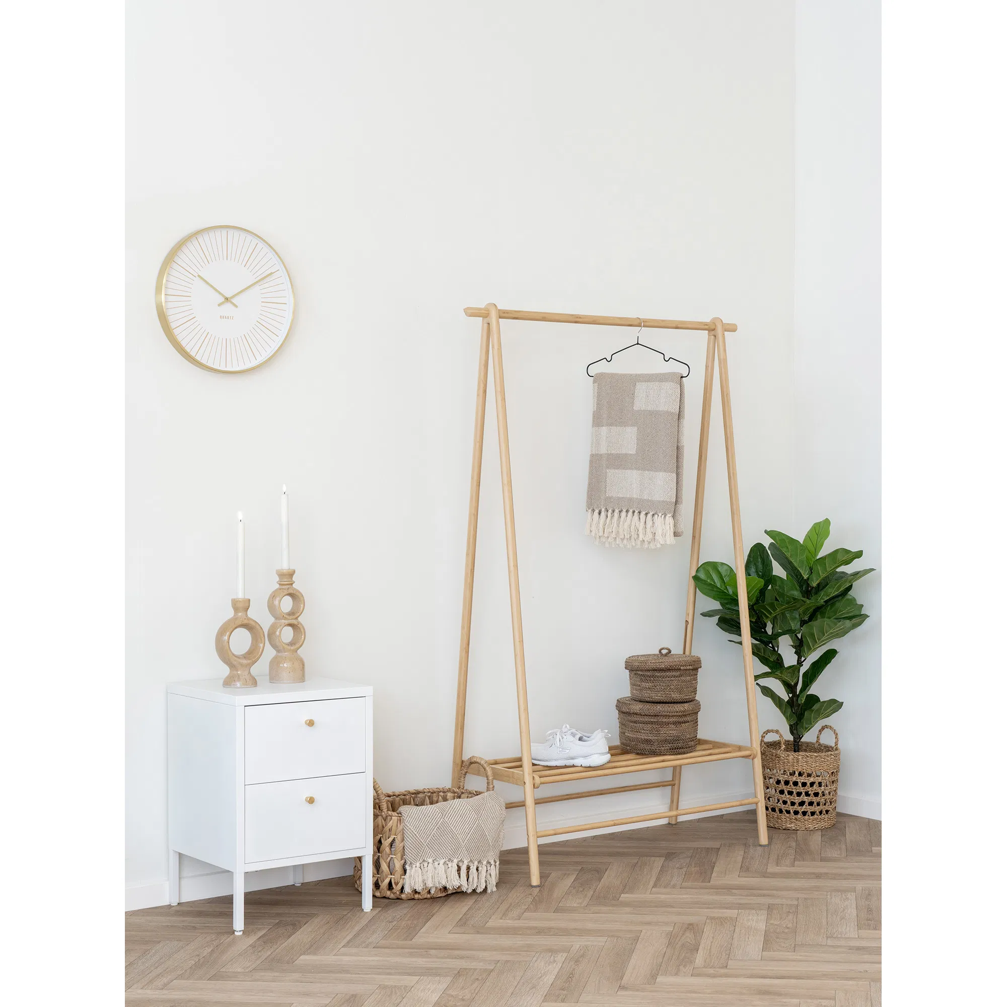 Koc z frędzlami ADANA 130x180 cm taupe - 3960921