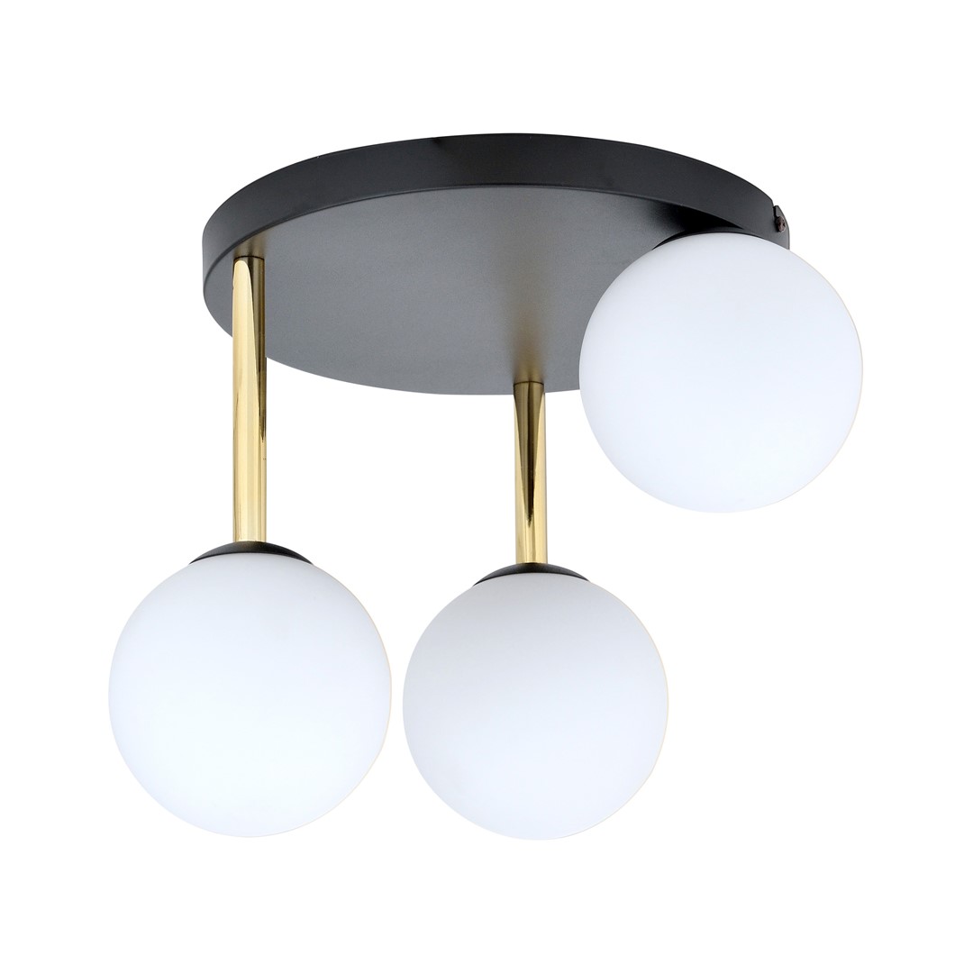 Lampa sufitowa DOLCE Czarny,Złoty 1260/3