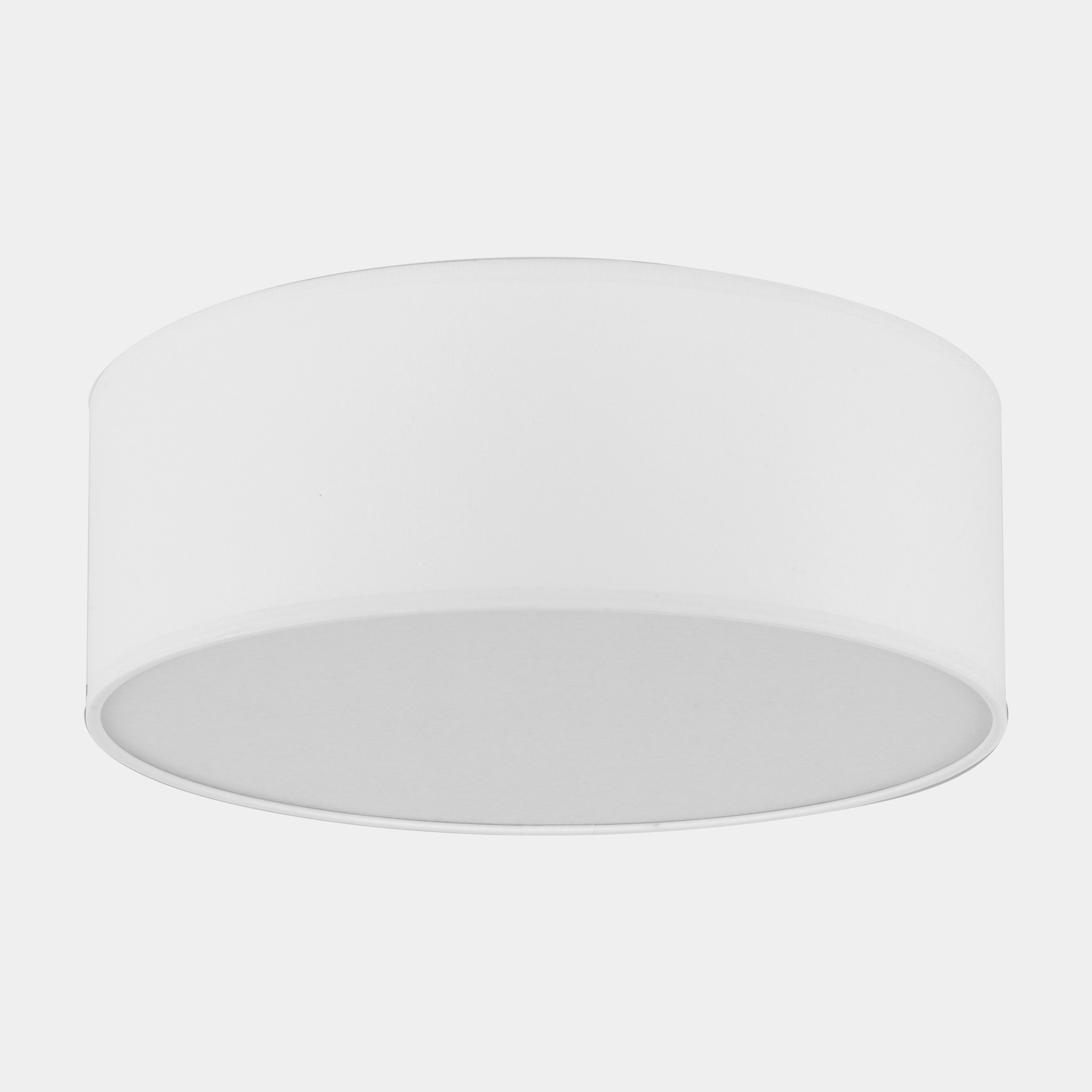 Lampa sufitowa RONDO biała okrągła 45x15cm