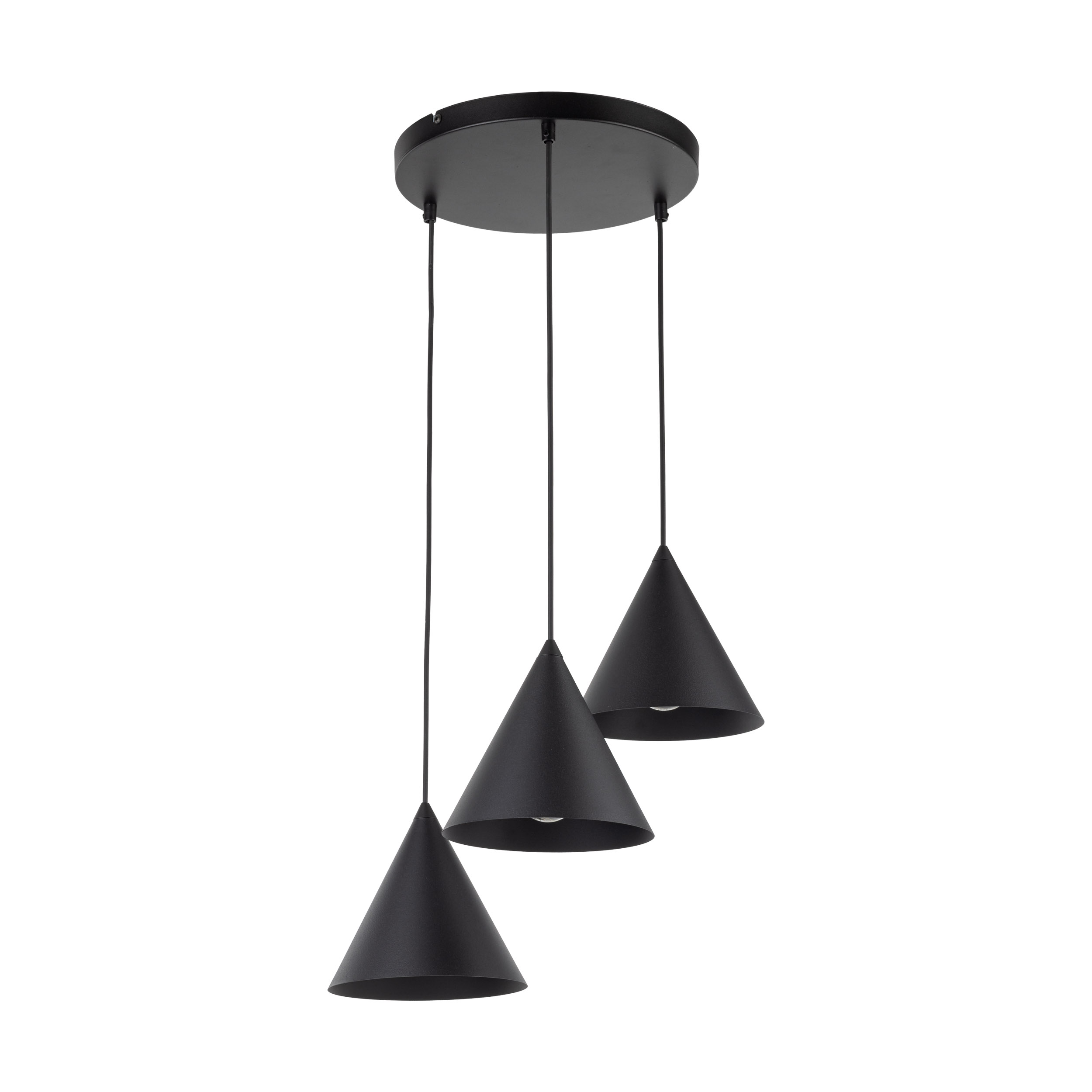 Lampa wisząca CONO czarna 140x42cm