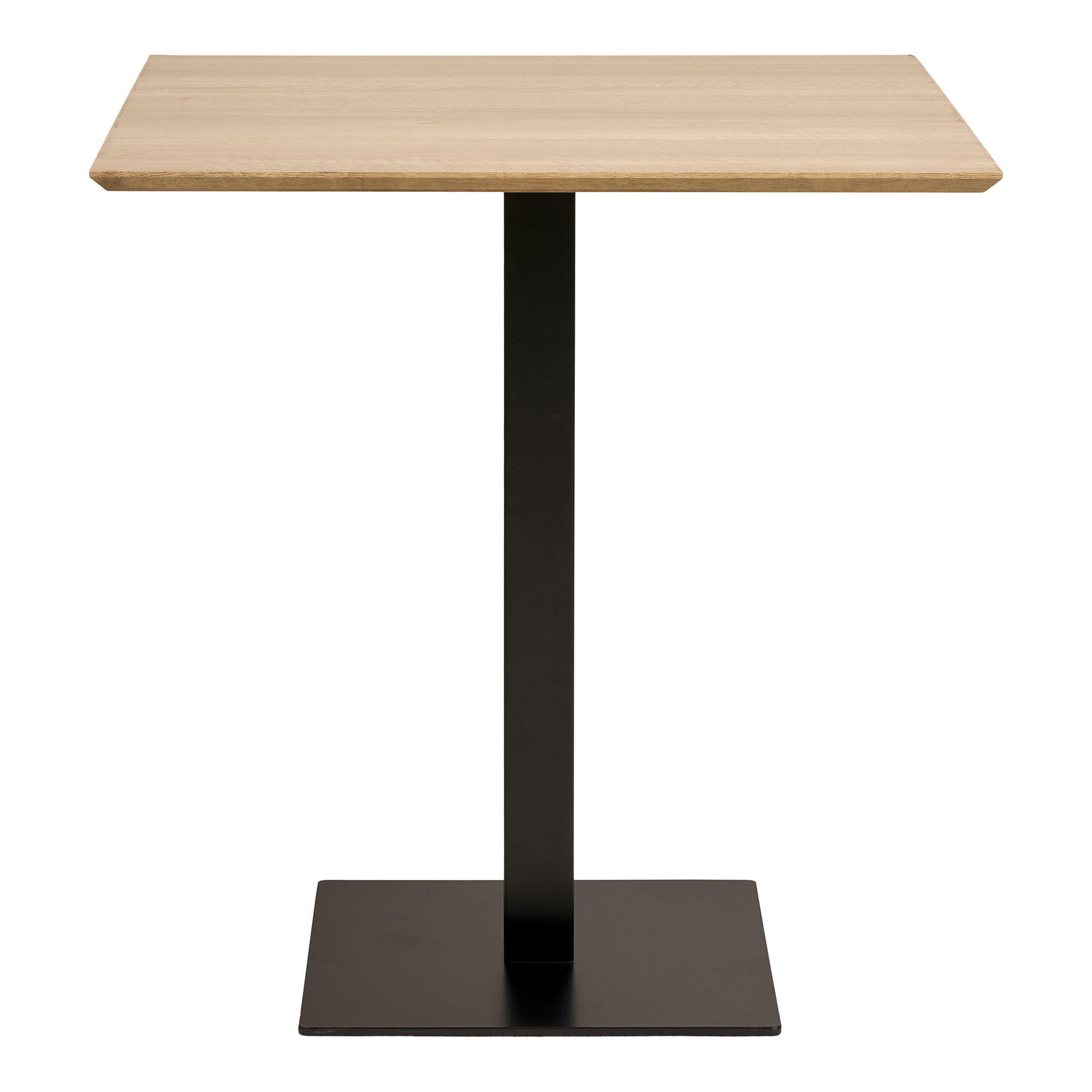 Stół na metalowej podstawie FANO kwadratowy - efekt drewna 70x70 cm - 2250001