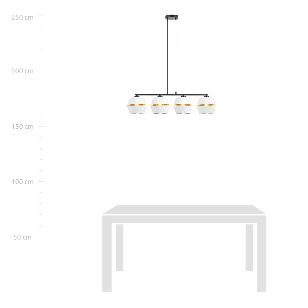 Lampa wisząca Czarny 1182/4 - 1182/4