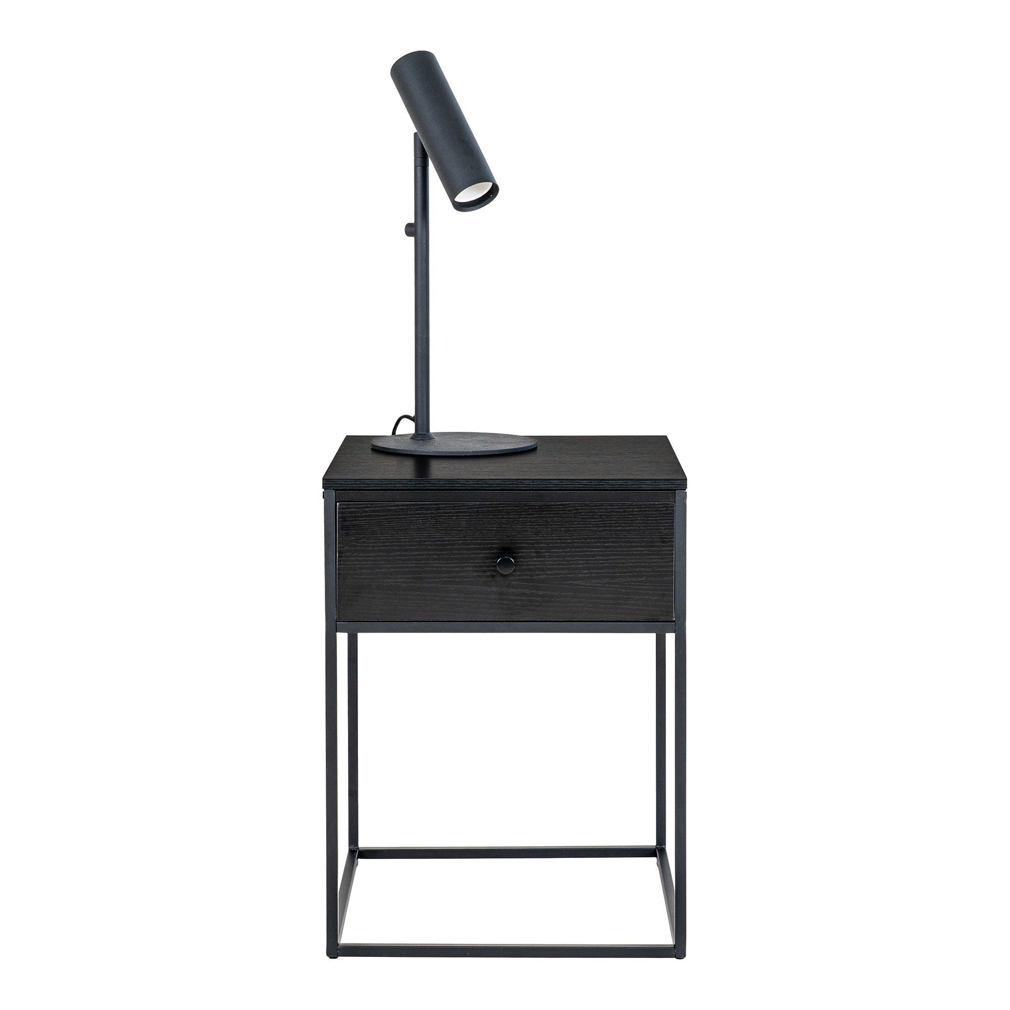 Szafka nocna VITA z 1 szufladą 40x40x55 cm - czarna - 2101610
