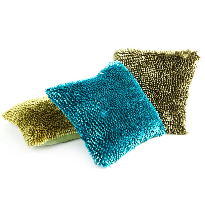 POSZEWKA SHAGGY 2 40X40 CM STALOWY - EU_326434
