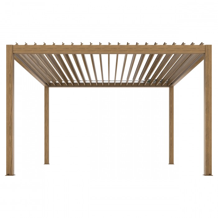 Pergola elektryczna LUXE 3x4m drewno z LED - MI_5905610251536