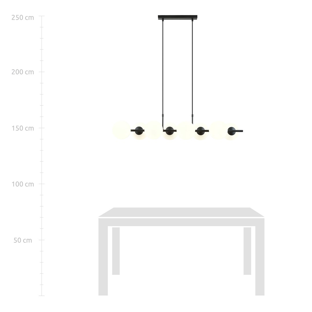 Lampa wisząca RORY Czarny 1205/8 - 1205/8